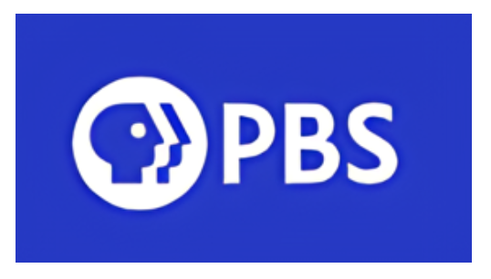 Logo for the Public Broadcasting Company used in branding material.