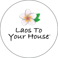 This is the brand logo for the Laos To Your House company used in branding material.