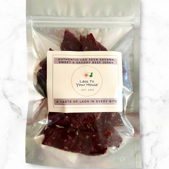 Lao Beef Jerky Package